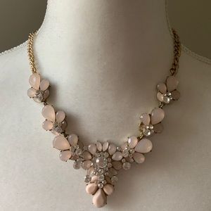 Blush Pink Statement Necklace